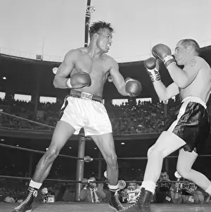 Ray Robinson Punching Out Carl Olson