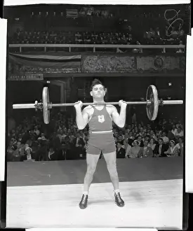 Raymond Suvigny Weight Lifting at Olympics
