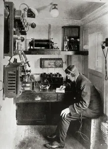 Radio Prints: Re-enactment of the SOS Signals from the RMS Titanic
