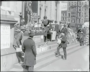 Library Prints: Reading Collection Outside Public Library