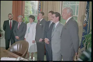 Reagan with Nicaraguan Contras