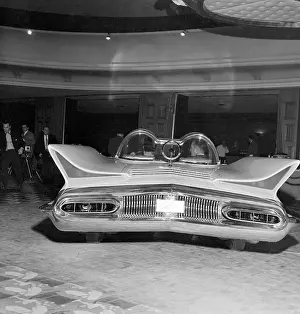 Retrofuturism Prints: Rear View of the Futura Automobile