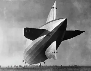 Landing Prints: Rear View Of Graf Zeppelin