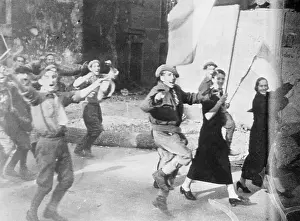 Rebel Prints: Rebels Being Greeted by Townspeople