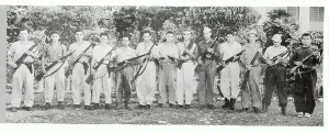 Managua Prints: Rebels Lined Up to Surrender