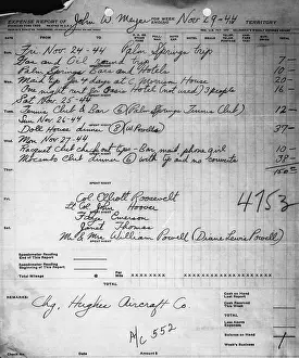 John W Prints: Receipt Being Used as Evidence