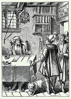 Collector Prints: The Receiver of Taxes