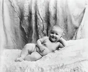 Infancy Prints: Reclining Baby