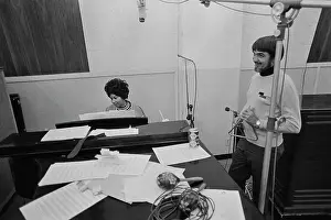 Recording of Aretha Franklin's Album This Girl's in Love with You At Atlantic Studios