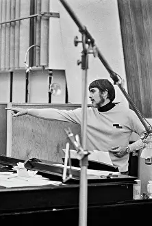 Huty25953 Prints: Recording of Aretha Franklin's Album This Girl's in Love with You At Atlantic Studios