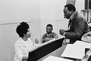 Recording of Aretha Franklin's Album This Girl's in Love with You At Atlantic Studios