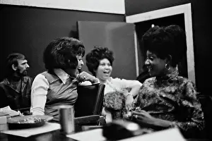 Recording of Aretha Franklin's Album This Girl's in Love with You At Atlantic Studios