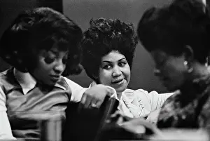Recording of Aretha Franklin's Album This Girl's in Love with You At Atlantic Studios