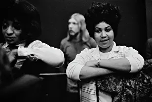 Recording of Aretha Franklin's Album This Girl's in Love with You At Atlantic Studios
