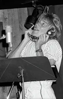 Rod Stewart Prints: Recording At Cherokee Studios