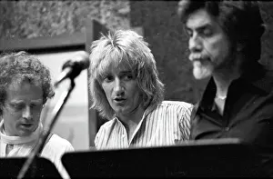 Rod Stewart Prints: Recording At Cherokee Studios