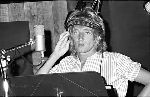 Rod Stewart Prints: Recording At Cherokee Studios