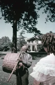 1800s Prints: Recreation Of Life On A Pre Civil War Plantation