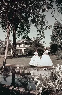 1800s Prints: Recreation Of Life On A Pre Civil War Plantation