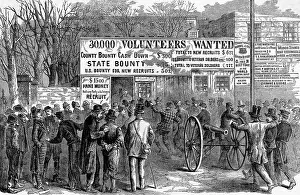Canon Prints: Recruiting Office For Civil War