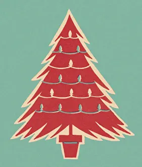 Red Christmas Tree