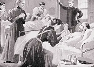 Support Prints: Red Cross Administrator Clara Barton and Nurses with Patients