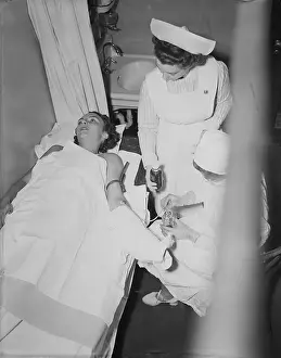 Red Cross Prints: Red Cross Blood Drive for Wounded Allies