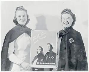 Red Cross Prints: Two Red Cross Nurses