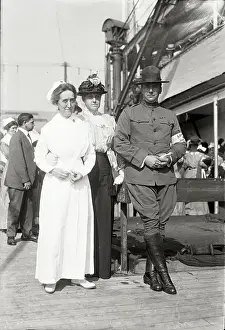 Delano Prints: Red Cross Workers Before European Venture