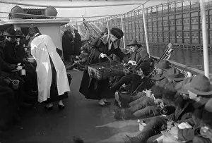 Red Cross Prints: Red Cross Workers Giving Aide to Wounded