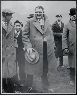 Red Grange with Arm in Sling