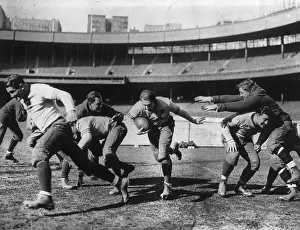 Practice Prints: Red Grange Playing Football