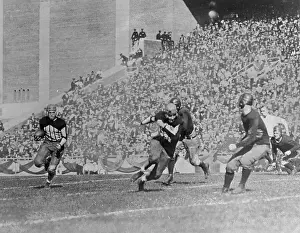 Red Grange Running for Goal Line