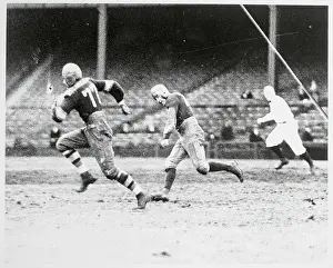Red Grange Running for Touchdown