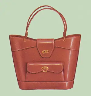Handle Prints: Red Handbag