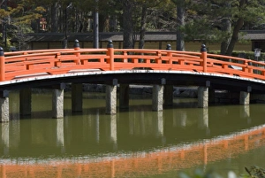 Railing Collection: Red Japanese Footbridge