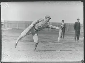 Red Murray with Catchers Mitt Extended