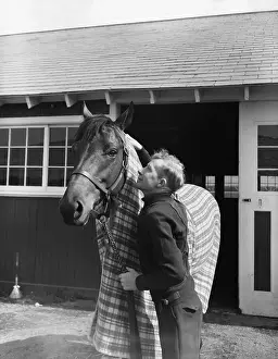 Jockey Prints: Red Pollard Kissing Seabiscuit