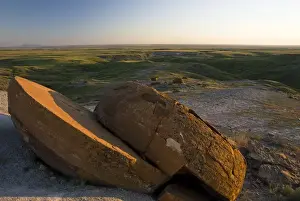Philippe Widling Photography Prints: Red Rock Coulee, Writing-On-Stone Provincial Park, Alberta, Canada