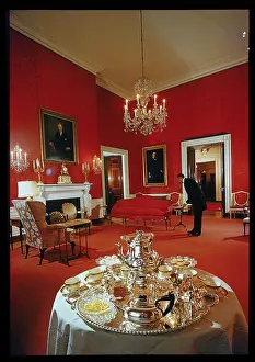 The Red Room at the White House