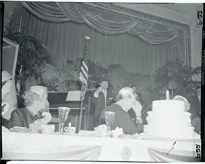 Red Skeleton Performing at Mamie Eisenhower's Birthday Bash