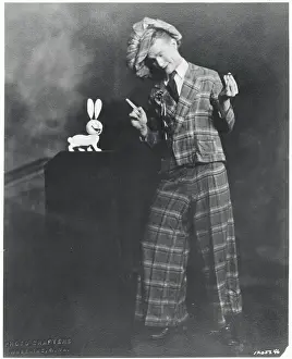 Rabbit Prints: Red Skelton in Plaid Suit