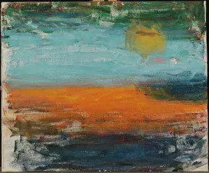 Museum Of Art Prints: Red Sky In The Evening