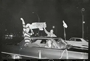 Red Sox Fans Celebrating
