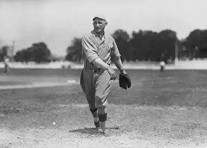 Panama Prints: Red Sox Pitcher Carl Mays in Pitching Position