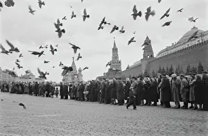 Huty25824 Prints: Red Square, Kremlin, Early 1960s