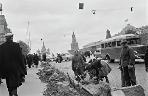 Huty25824 Prints: Red Square, Kremlin, Early 1960s