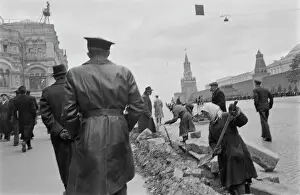 Huty25824 Prints: Red Square, Kremlin, Early 1960s
