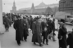 Huty25824 Prints: Red Square, Kremlin, Early 1960s