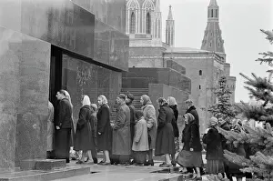Huty25824 Prints: Red Square, Kremlin, Early 1960s